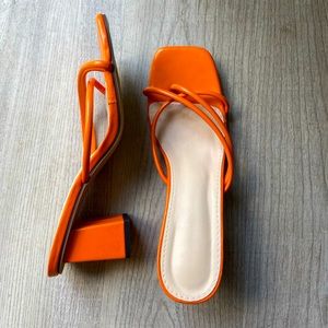 Orange heels